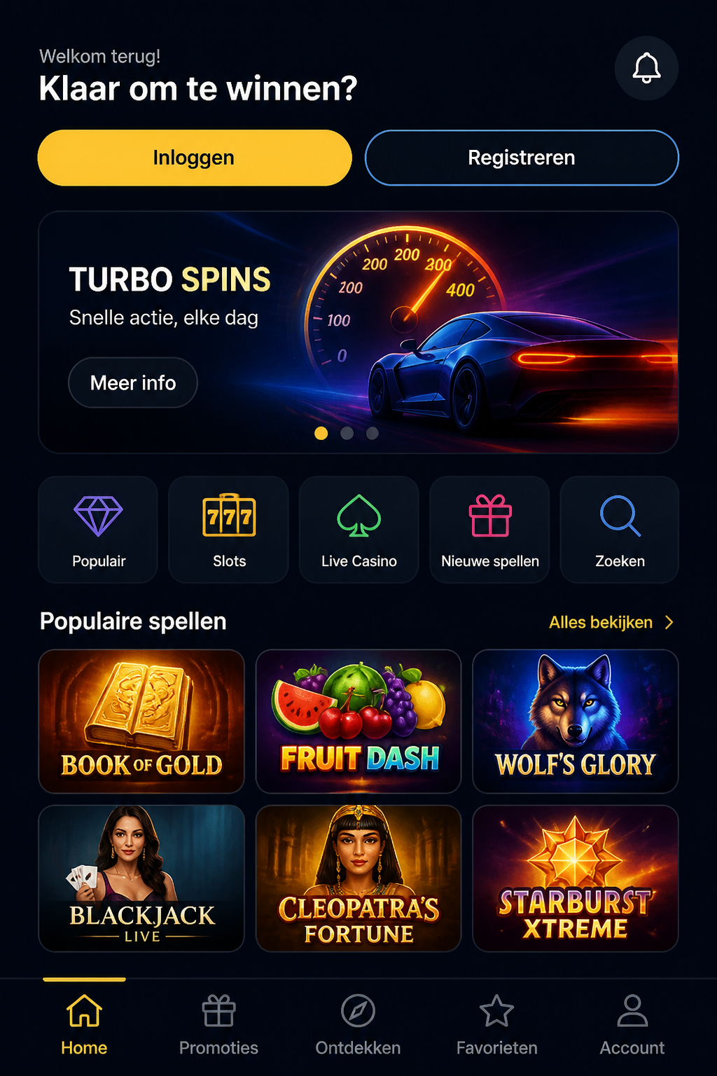 Turbo Win Casino screen 1